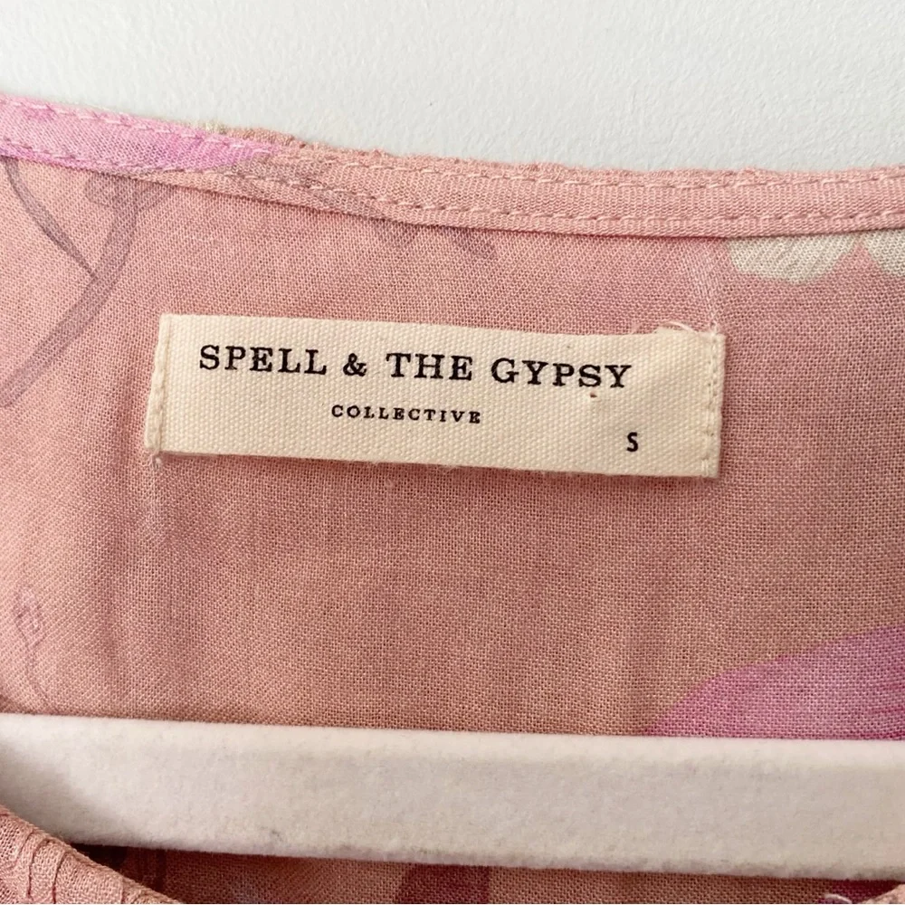 SPELL & THE GYPSY COLLECTIVE Wild Bloom shirt in blush - Picture 8 of 8